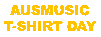Ausmusictshirtday Sticker by Support Act