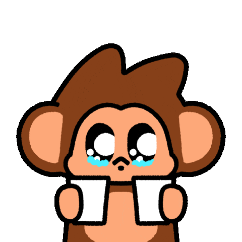 Sad Cry Sticker