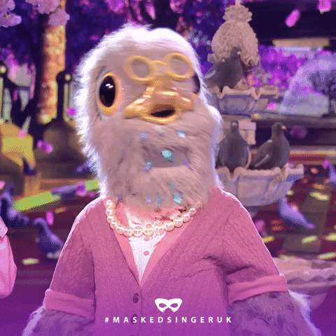 Bird No GIF by The Masked Singer UK & The Masked Dancer UK
