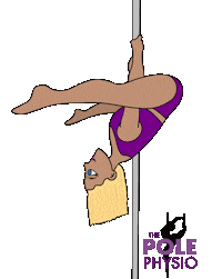 Polefitness Polestrong Sticker by The Pole Physio