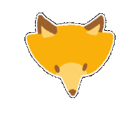 Fox Fall Sticker