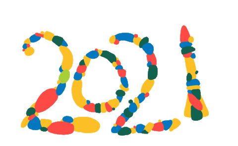 New Year Cheers Sticker