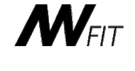 NWfit nwfit nickweel nick weel Sticker