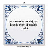 Nl Geluk GIF by Tegelspreuken.nl