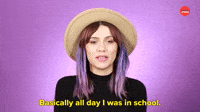 All Day I Was In School