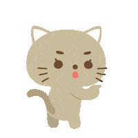 Cat Check Sticker by nako yamaguchi