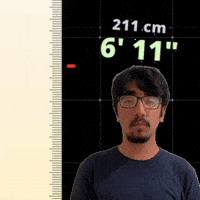 6' 11"