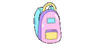 school bag Sticker by Moli Fernyx