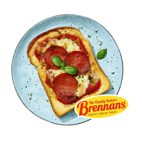 Pizza Cheese Sticker by Brennans Bread