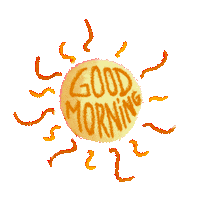 GiNart kawaii good morning sun sol Sticker