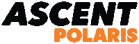 AscentBikes sports black orange shine Sticker