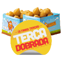 loucosporcoxinha coxinha loucos por coxinha terça dobrada Sticker