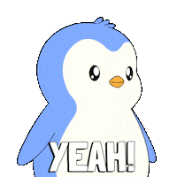 Penguin Yes Sticker by Pudgy Penguins