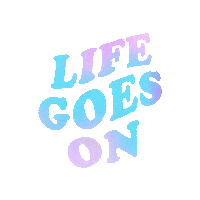 Happy Life Goes On Sticker by emilylynndesign