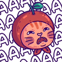 Angry Cat Sticker