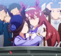Happy Uma GIF