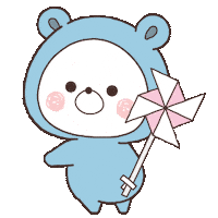 Summer Bear Sticker