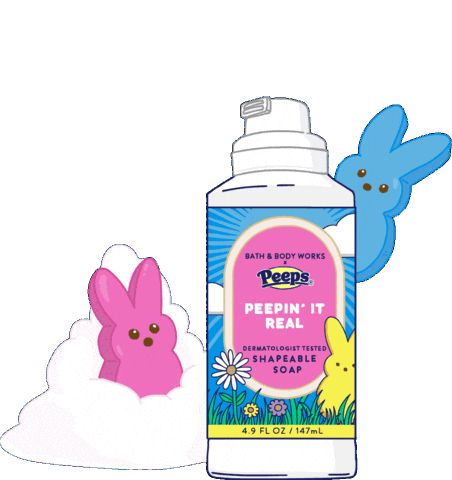 Bunny Oops Sticker by Bath & Body Works