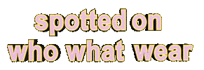 Spotted On Www Sticker by Who What Wear