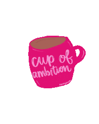 kaceymaedesign pink coffee friday monday Sticker