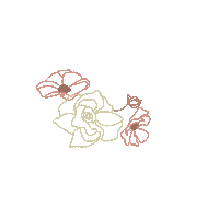 Flowers Skull Sticker by Synergy Soul