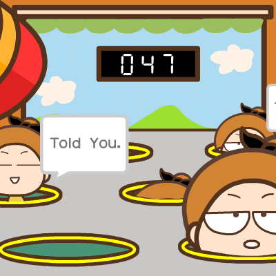 Told You Whack A Mole GIF