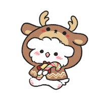 Christmas Puppy Sticker