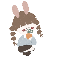 Rabbit あけましておめでとう Sticker