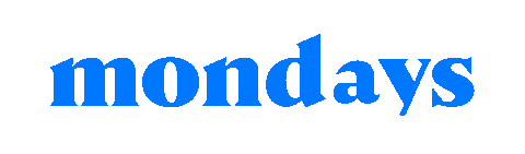 Mondaysagency giphyupload animation logo design Sticker
