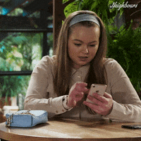 Harlow Robinson Text GIF by Neighbours (Official TV Show account)