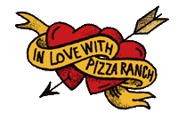 Heart Love Sticker by Pizza Ranch