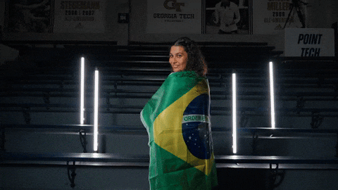 Georgia Tech Volleyball GIF by Georgia Tech Yellow Jackets