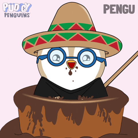 Hungry Nom Nom GIF by Pudgy Penguins