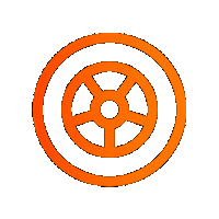 Wheel Running Sticker by EOS Worldwide®