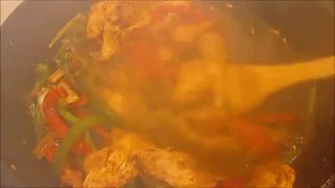 chicken fajitas GIF