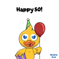 Turning 50 Happy Birthday GIF by VeeFriends