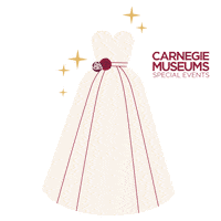 Wedding Dress Sticker by Carnegie Museums Special Events