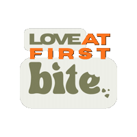 First Love Orange Sticker by Jennifer Greenhill