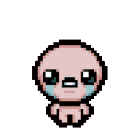 Sad The Binding Of Isaac Sticker