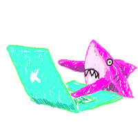 Work Working Sticker by Shark Week
