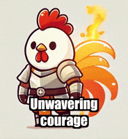 Strength Courage GIF by Zorooster