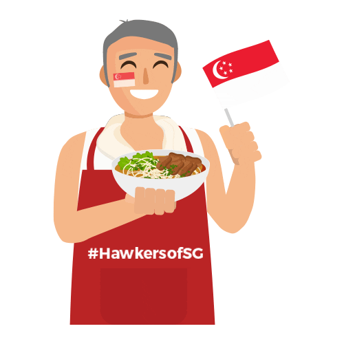 whyqsg giphyupload singapore national day hawker Sticker