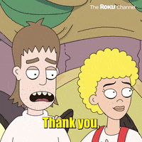 Sentiment Thank You GIF by The Roku Channel