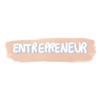Entrepreneur Sticker by Doriane Baker