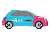 Driving Car Rental Sticker by Veygo
