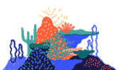 sea ocean Sticker by Owi Liunic