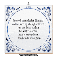Humor Leven Sticker by Tegelspreuken.nl