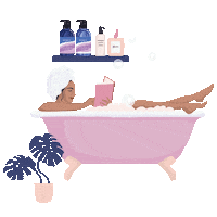 Night Sleep Sticker by I-ne