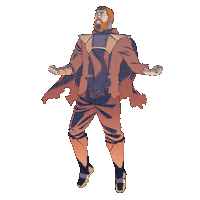 denisfirst explosion boom superhero transformation Sticker