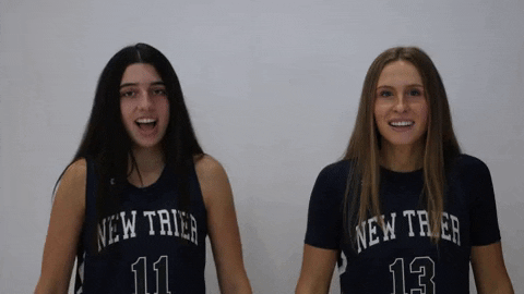 AthleticsNTHS giphyupload get hype trevians new trier GIF